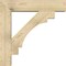 Ekena Millwork Merced Block Rough Sawn Bracket w/ Offset Brace, Douglas Fir, 8"W x 36"D x 36"H BKT0806X36X36MRC05RDF - alternate 3